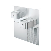Elkay Soft Sides Fountain Bi-Level ADA Non-Filtered Refrigerated, Stainless ERFPM28K
