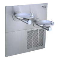 Elkay SwirlFlo Fountain Bi-Level GreenSpec ADA Filtered Refrigerated, Stainless LRPBGRNM28K