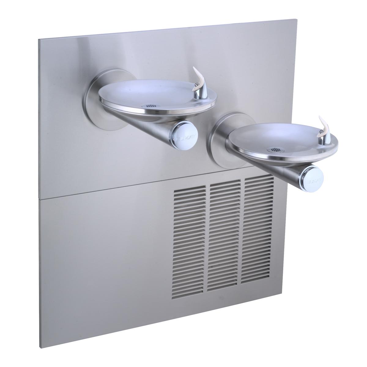 Elkay SwirlFlo Fountain Bi-Level ADA Non-Filtered Refrigerated, Stainless ERPBM28K