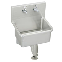 Elkay Stainless Steel 25" x 19-1/2" x 12, Wall Hung Service Sink Kit ESS2520C
