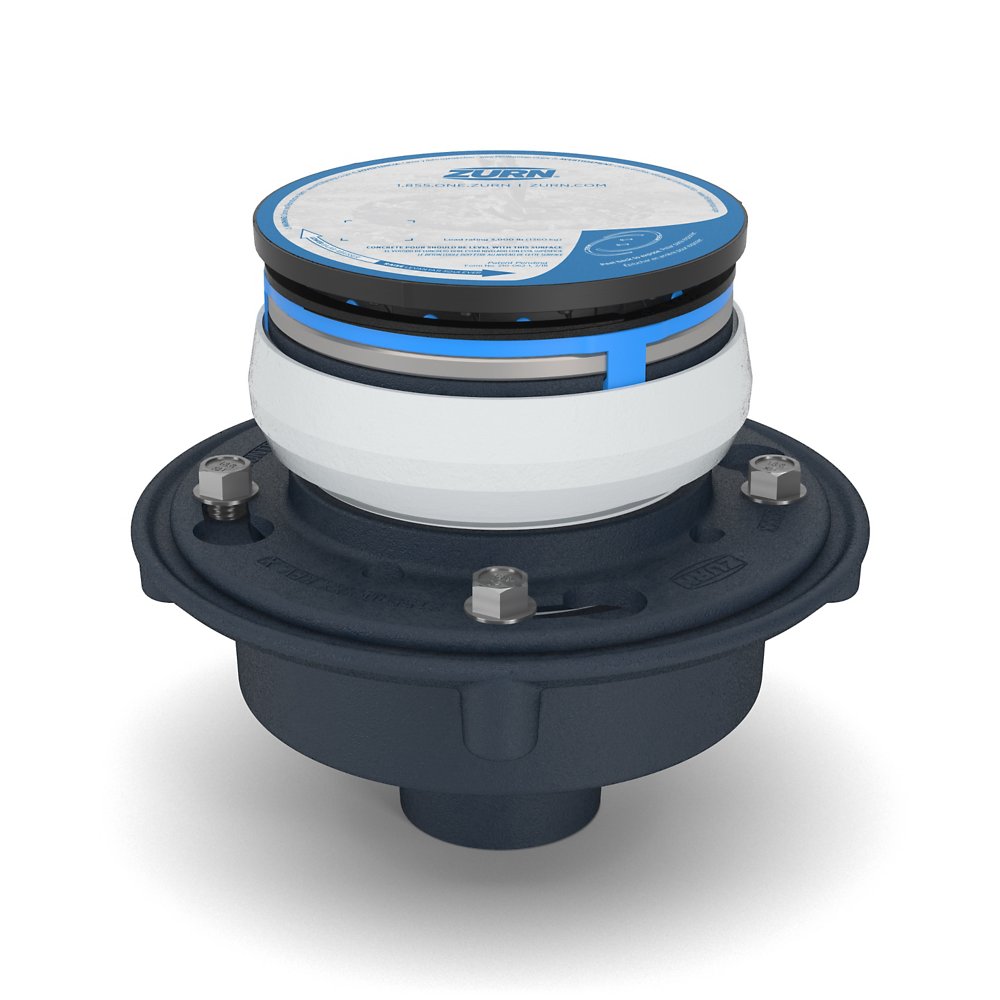 Zurn EZ1-PV2-ST Floor Drain, PVC, Solvent