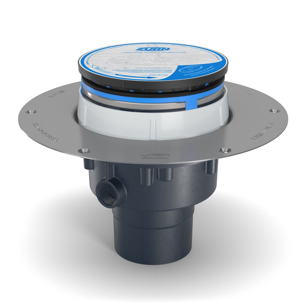 Zurn EZ2-PV2-SS Floor Drain, PVC, Solvent