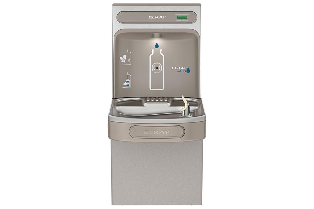 Elkay ezH2O Bottle Filling Station with Single ADA Cooler Non-Filtered Non-Refrigerated Light EZSDWSLK