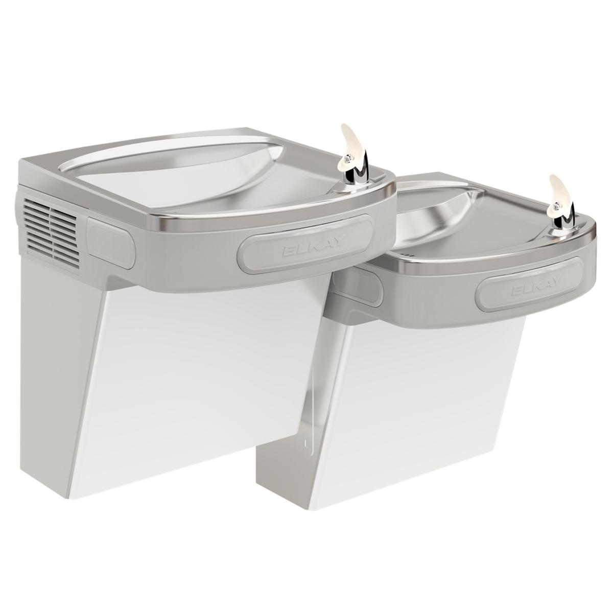 Elkay Versatile Cooler Wall Mount Bi-Level ADA Non-Filtered, Non-Refrigerated Stainless EZSTLDDSC