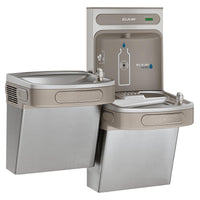 Elkay ezH2O Bottle Filling Station & Versatile Bi-Level ADA Vandal-Resistant Cooler, Non-Filtered Non-Refrigerated Stainless EZSTLDDWSVRSK