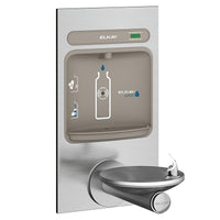 Elkay ezH2O Bottle Filling Station with Integral SwirlFlo Fountain, Non-Filtered Non-Refrigerated Stainless EZWS-EDFPBM114K