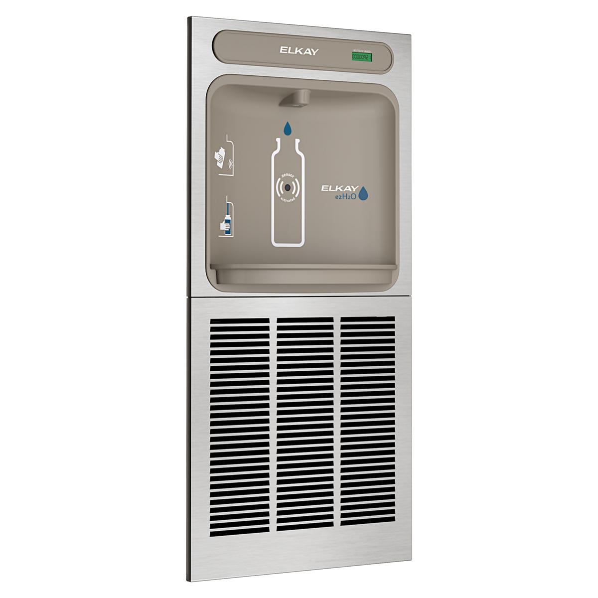 Elkay ezH2O In-Wall Bottle Filling Station, Non-Filtered Refrigerated Stainless EZWS8K