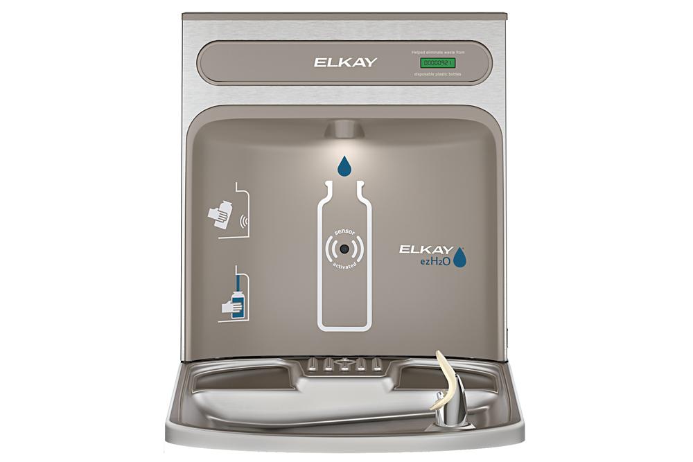 Elkay ezH2O RetroFit Bottle Filling Station Kit for EZ Family, Non-Filtered, Stainless Steel EZWSRK