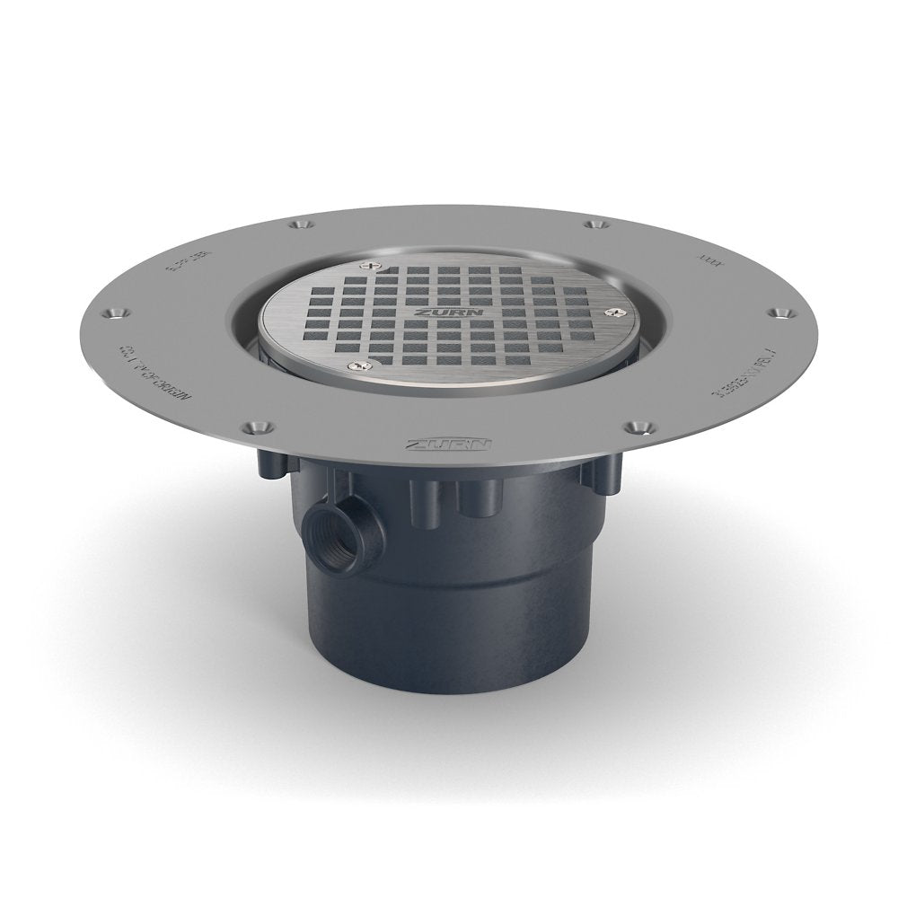Zurn FD2-PV2 Floor Drain, PVC, Solvent