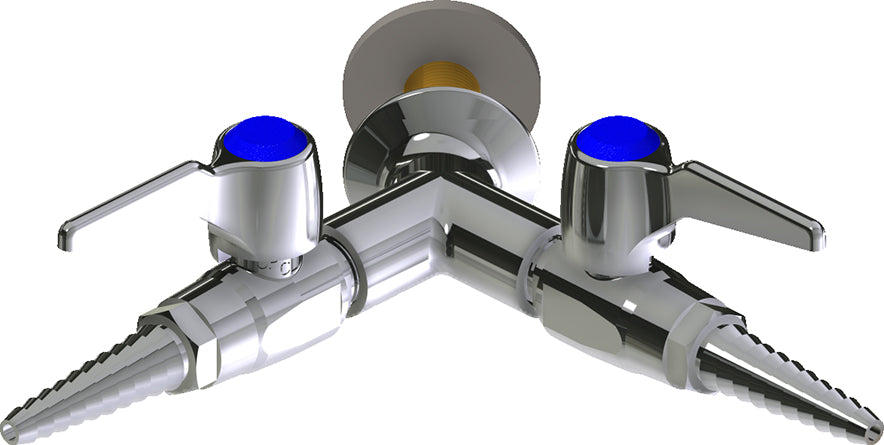 Chicago Faucets LGB1-31C-65 Natural Gas Laboratory Ball Valve, Wall-Mount