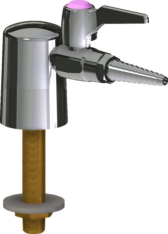 Chicago Faucets LGB1-31G-10 Carbon Dioxide Laboratory Ball Valve, Deck-Mount
