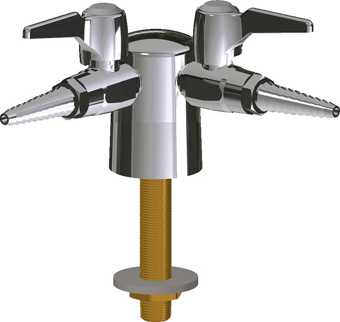 Chicago Faucets LGB1-31H-20 Carbon Monoxide Laboratory Ball Valve, Deck-Mount