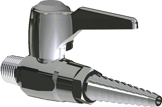 Chicago Faucets LGB1-31H Carbon Monoxide Laboratory Ball Valve, Panel-Mount