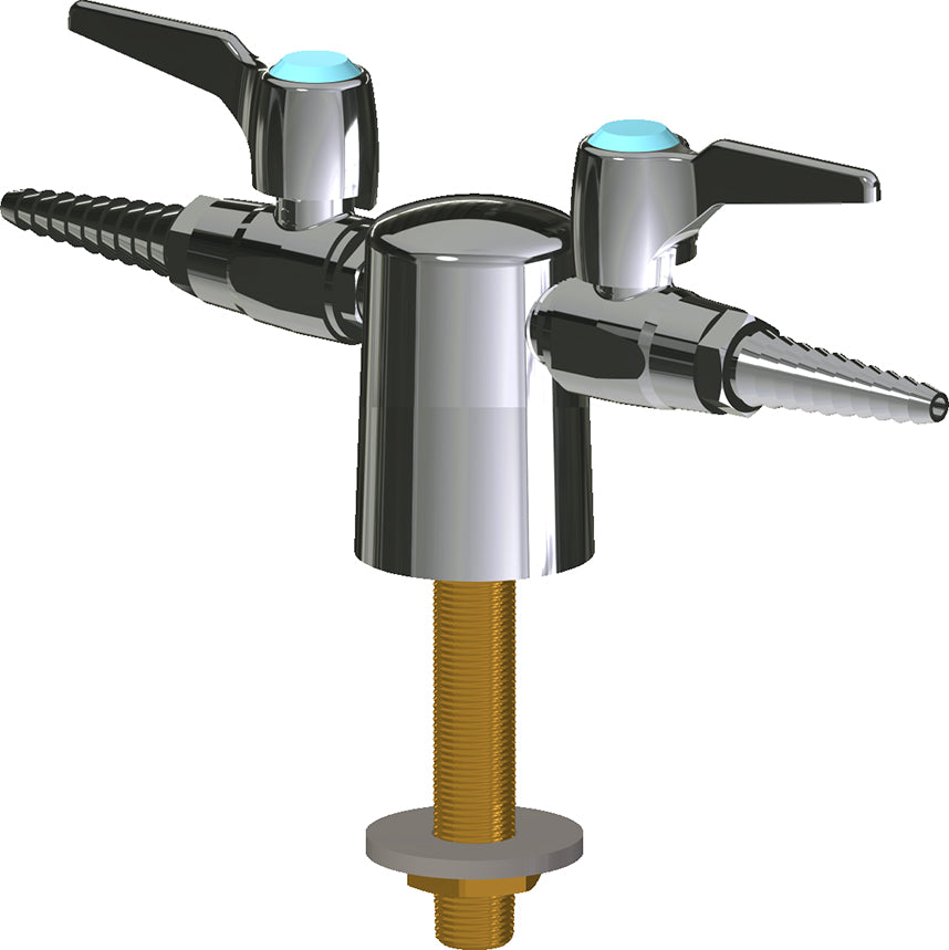 Chicago Faucets LGB1-31L-25 Methane Laboratory Ball Valve, Deck-Mount