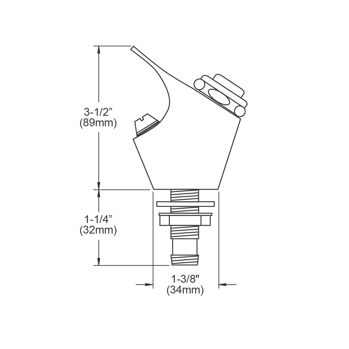 Elkay Push Button Bubbler LK142