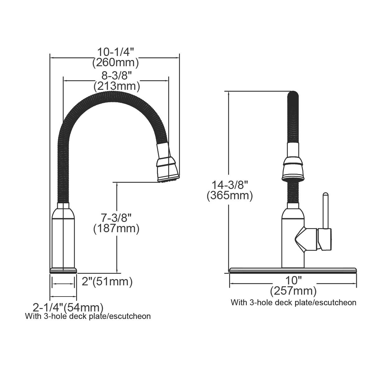 Elkay LK2500CR Lead-Free Pursuit™ Laundry/Utility Faucet with Flexible Spout Forward Only Lever Handle Chrome