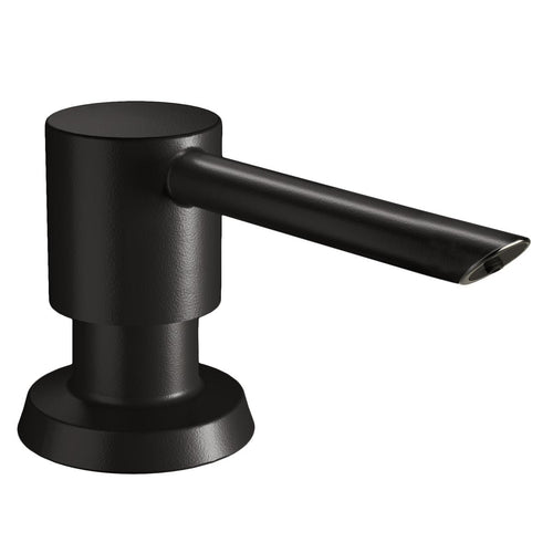 Elkay 1-15/16" x 2-5/8" x 2-5/8" Soap / Lotion Dispenser Matte Black LK321MB