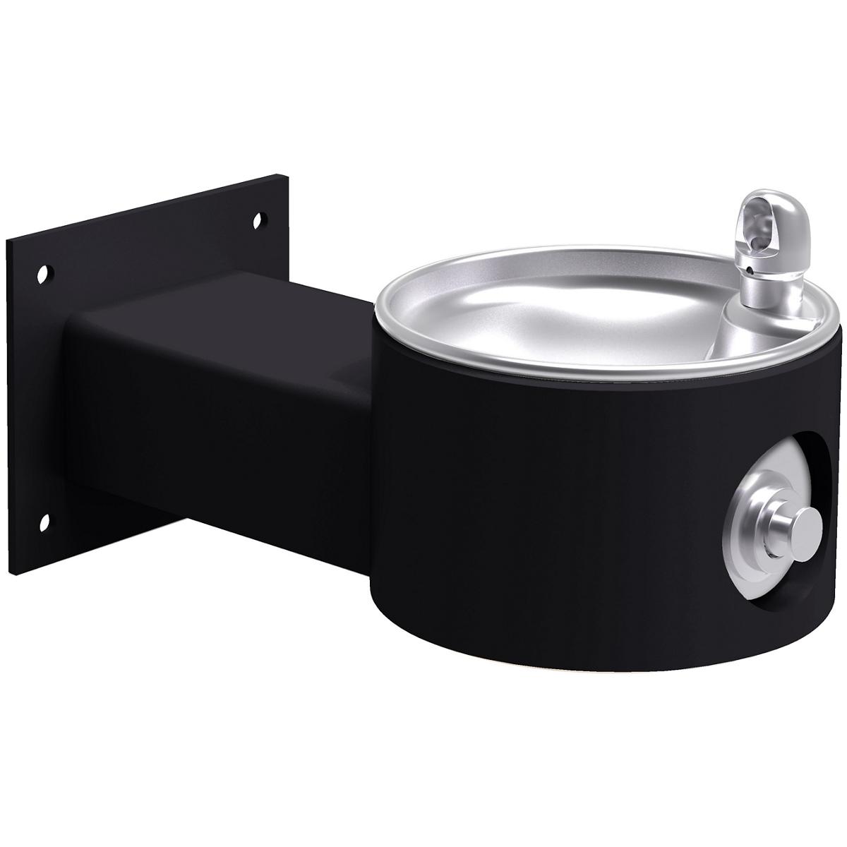 Elkay Outdoor Fountain Wall Mount Non-Filtered, Non-Refrigerated Freeze Resistant Black LK4405FRKBLK
