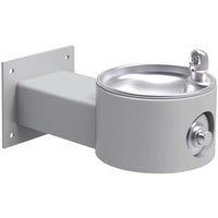Elkay Outdoor Fountain Wall Mount Non-Filtered, Non-Refrigerated Freeze Resistant Gray LK4405FRKGRY