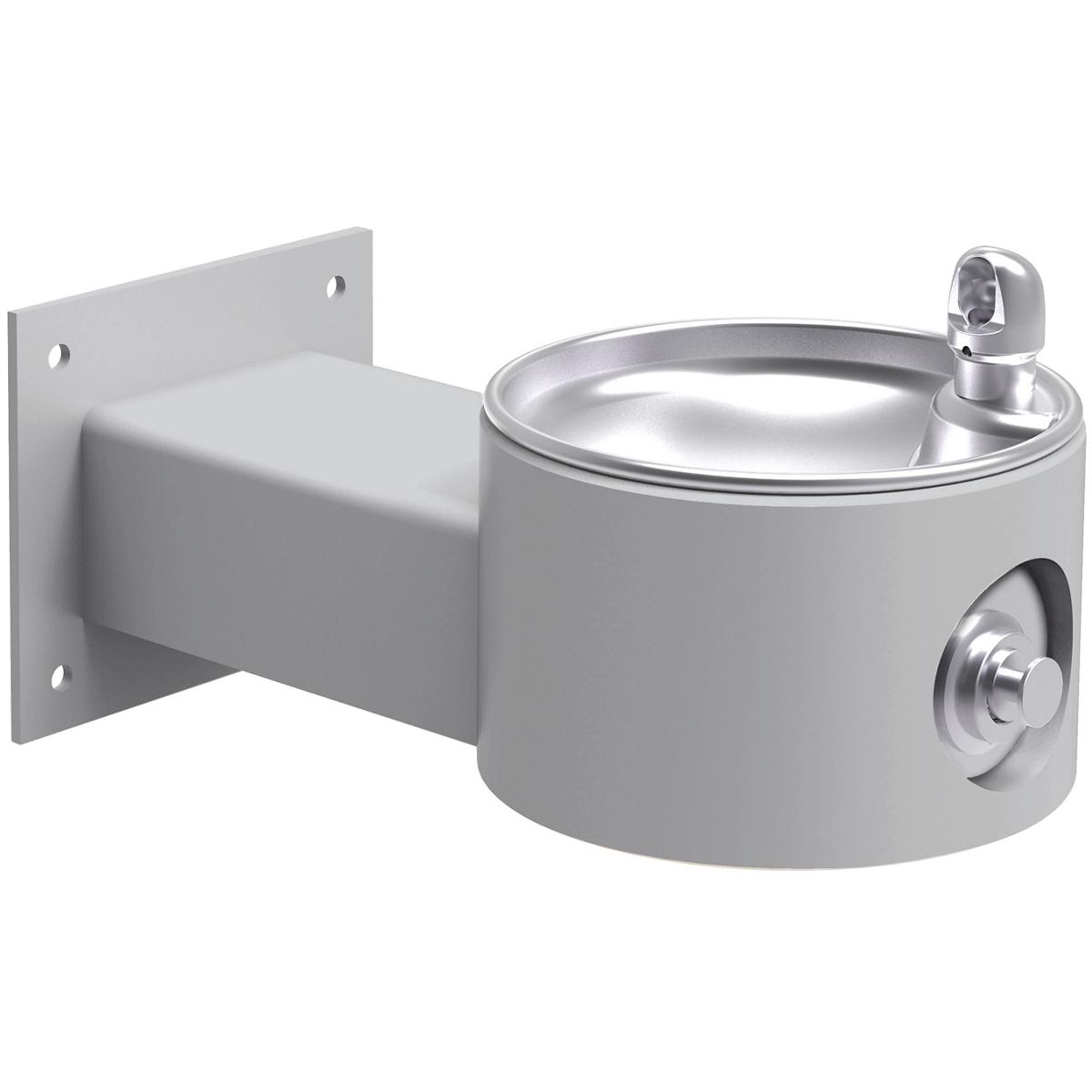 Elkay Outdoor Fountain Wall Mount Non-Filtered, Non-Refrigerated Freeze Resistant Gray LK4405FRKGRY