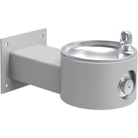 Elkay Outdoor Fountain Wall Mount, Non-Filtered Non-Refrigerated, Gray LK4405GRY
