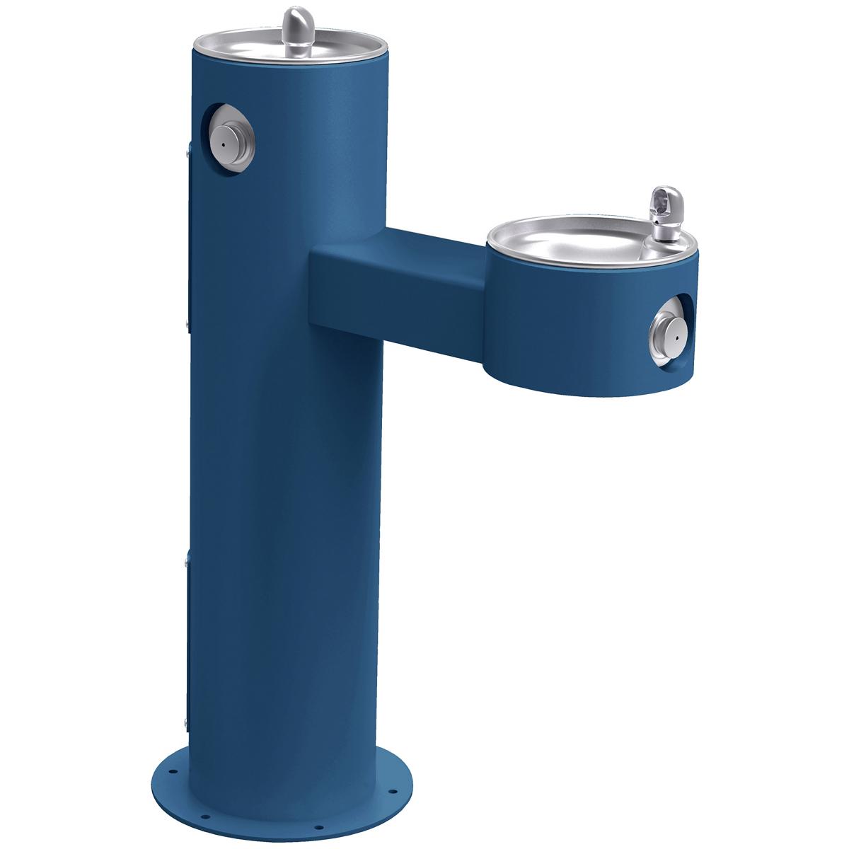 Elkay Outdoor Fountain Bi-Level Pedestal Non-Filtered, Non-Refrigerated Blue LK4420BLU
