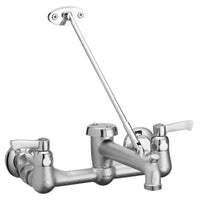 Elkay Commercial Service/Utility Wall Mount Faucet with Bucket Hook Rough Chrome LKB940C