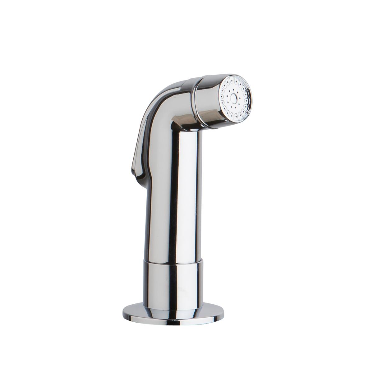 Elkay 8" Centerset Concealed Deck Mount Faucet with Arc Spout and 2-5/8" Lever Handles with Side Spray Chrome LKD2433C