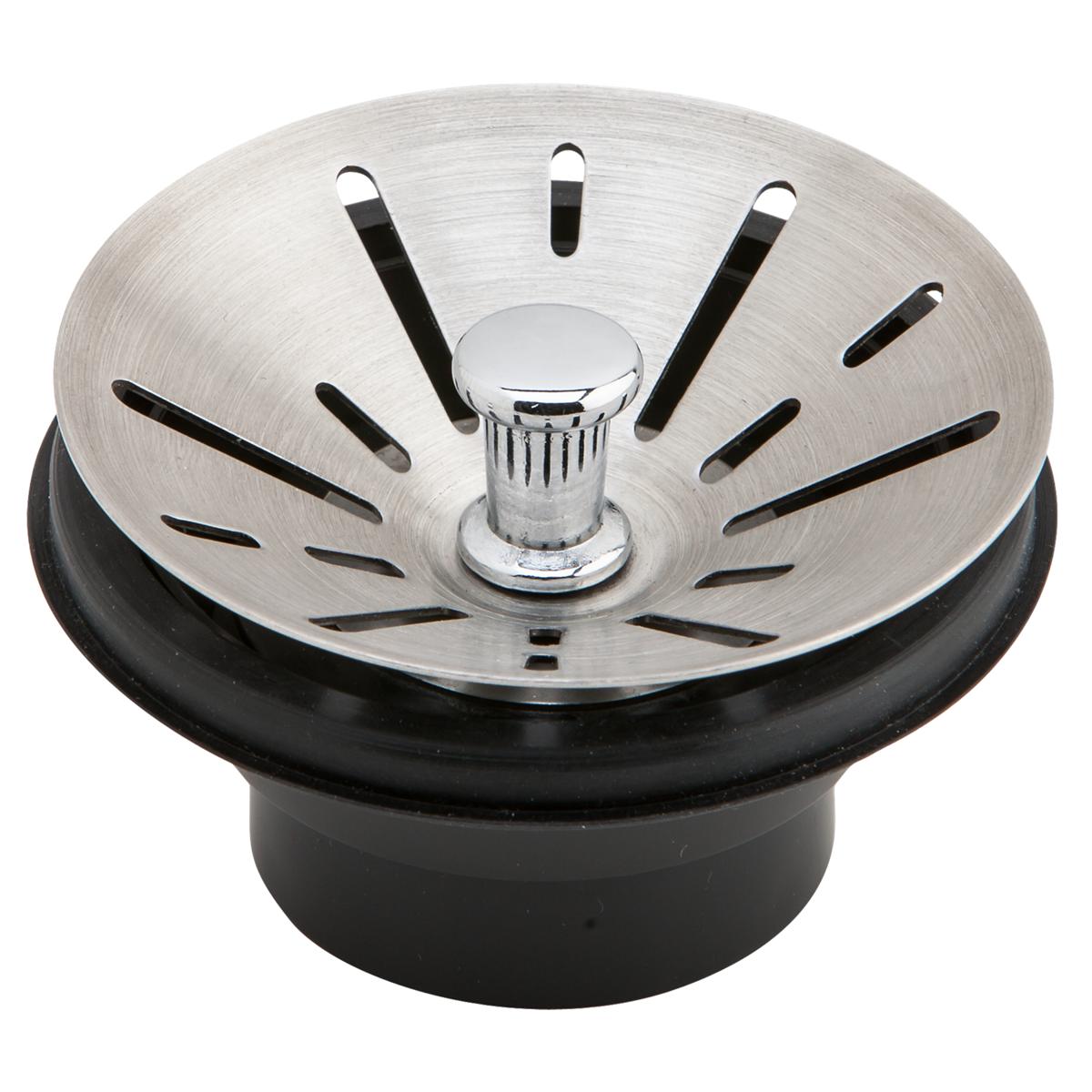 Elkay 3-1/2" Disposal Stopper / Strainer for use with Perfect Drain or InSinkErator¥¬ Disposal Satin Finish LKDS35