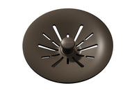 Elkay Quartz Perfect Drain 3-1/2" Removable Polymer Basket Strainer and Rubber Stopper Chestnut LKPDQSCN