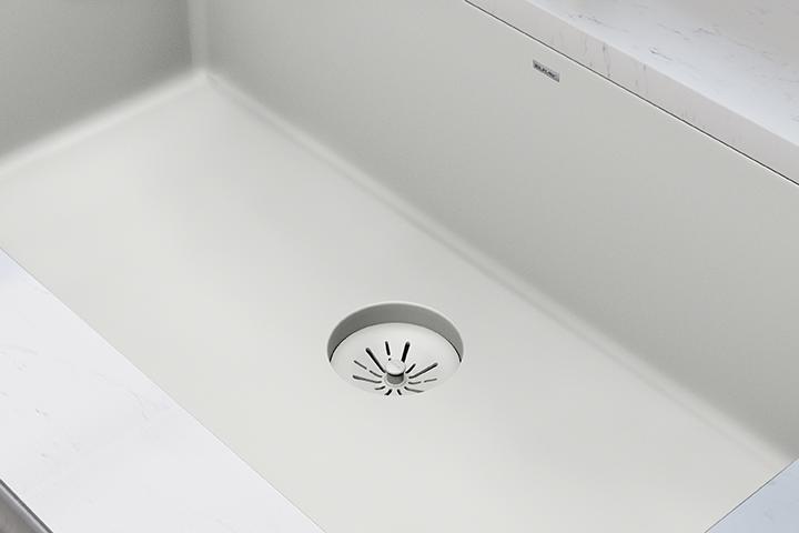 Elkay Quartz Perfect Drain Basket Strainer Only - Parchment LKPDQSPA