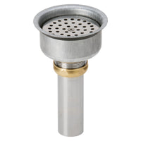 Elkay Perfect Drain Chrome Plated Brass Body, Vandal-resistant Strainer and LKADOS Tailpiece LKPDVR18B