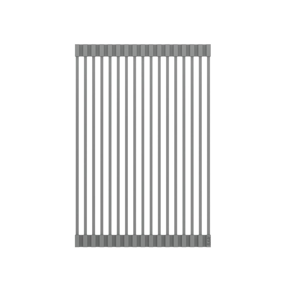 Elkay Quartz Luxe Workstation Gray Silicone 11-1/4" x 16-3/4" x 15/16" Roll Up Drying Rack LKQLDR1117RUGR