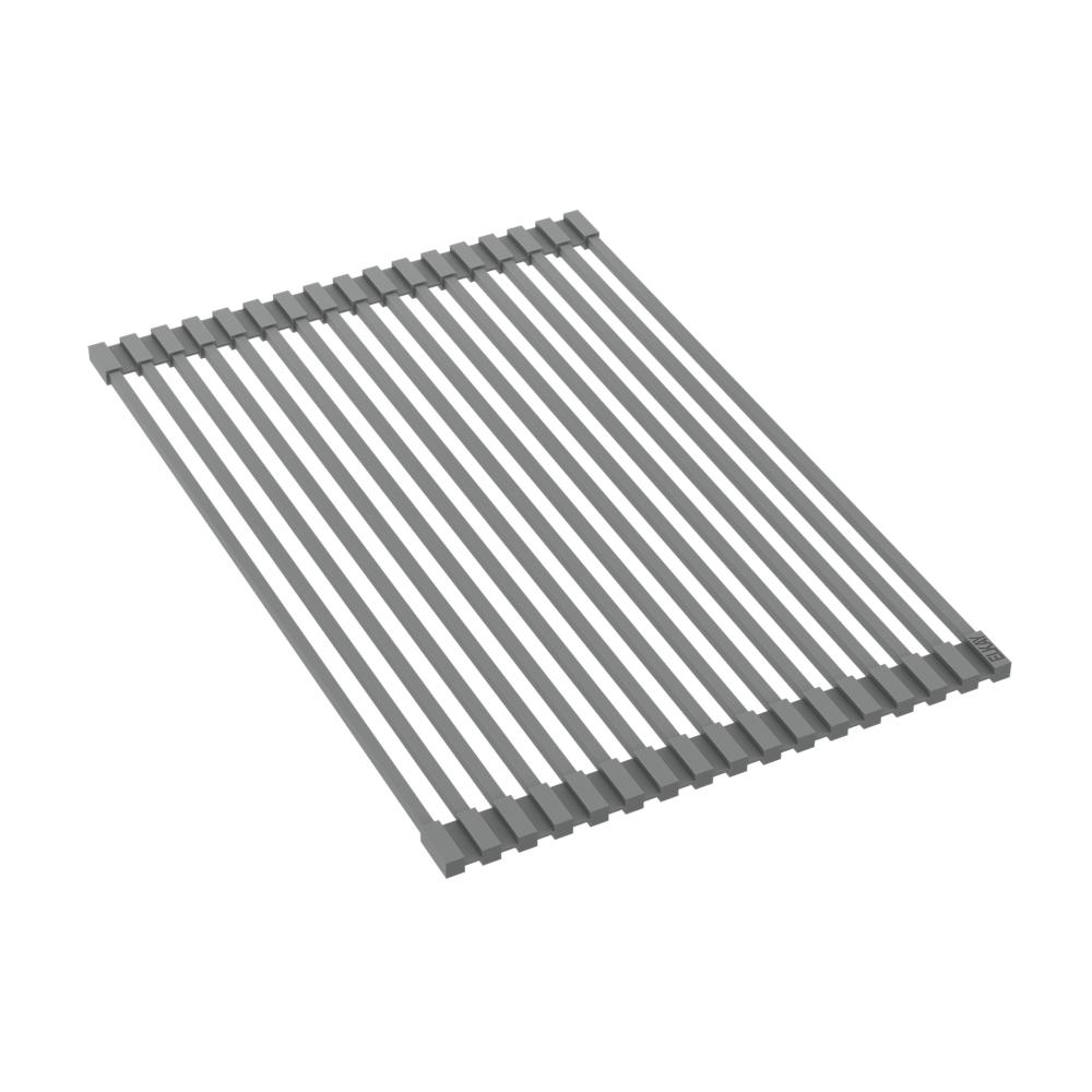 Elkay Quartz Luxe Workstation Gray Silicone 11-1/4" x 16-3/4" x 15/16" Roll Up Drying Rack LKQLDR1117RUGR