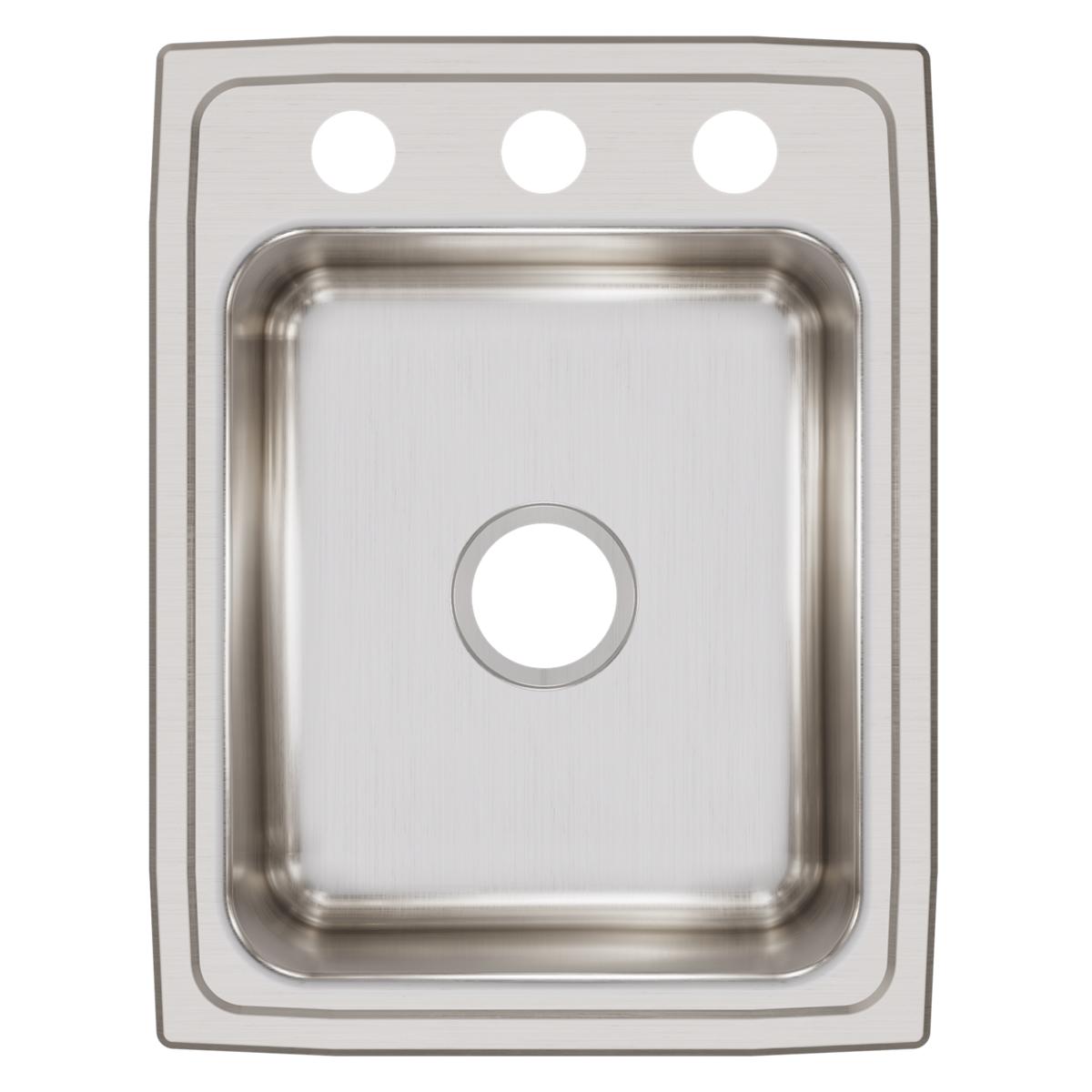Elkay Lustertone Classic Stainless Steel 17" x 22" x 7-5/8", Single Bowl Drop-in Sink LR17223