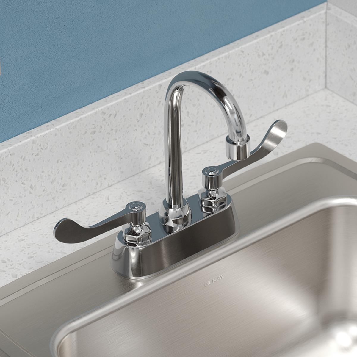 Elkay Lustertone Classic Stainless Steel 19-1/2" x 19" x 7-1/2", 3-Hole Single Bowl Drop-in Sink LR19193