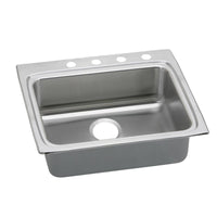 Elkay Lustertone Classic Stainless Steel 25" x 22" x 5", Single Bowl Drop-in ADA Sink LRAD2522501