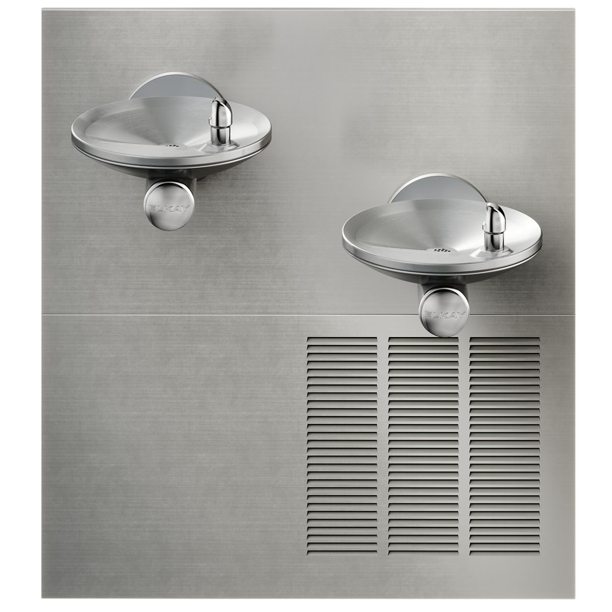 Elkay SwirlFlo Fountain Bi-Level ADA Filtered Refrigerated Stainless LRPBMV28K