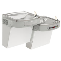 Elkay Versatile Cooler Wall Mount Bi-Level ADA Hands-Free, Filtered Refrigerated Stainless LZOSTL8SC