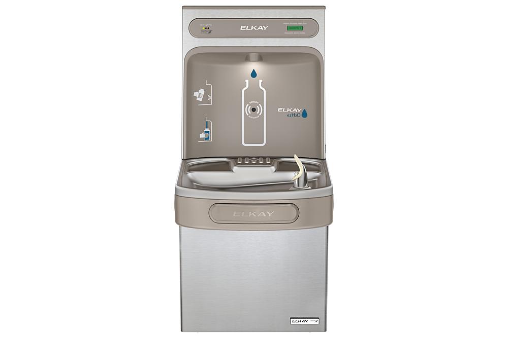 Elkay ezH2O Bottle Filling Station & Single ADA Cooler High Efficiency, Filtered, 8.0 GPH, Stainless Steel LZSG8WSSK