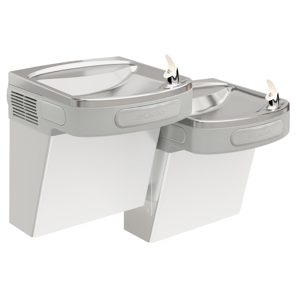 Elkay Versatile Cooler Wall Mount Bi-Level ADA Filtered, Non-Refrigerated Stainless LZSTLDDSC