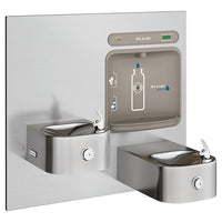 Elkay ezH2O Bottle Filling Station with Integral Soft Sides Fountain, Filtered, Stainless Steel LZWS-EDFP217K