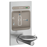 Elkay ezH2O Bottle Filling Station with Integral SwirlFlo Fountain, Filtered Non-Refrigerated Stainless LZWS-EDFPBM114K