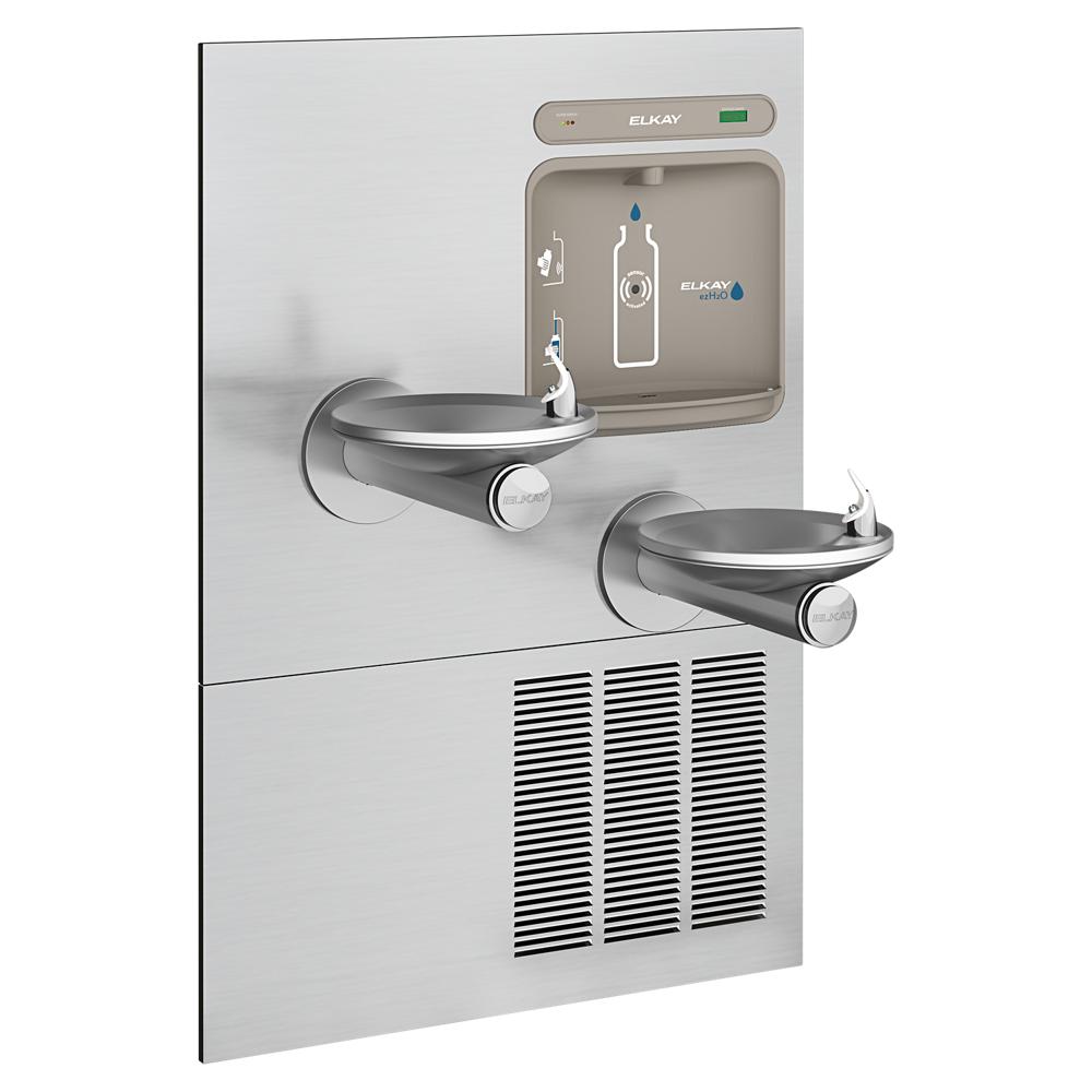 Elkay ezH2O Bottle Filling Station with Bi-Level Integral SwirlFlo Fountain, Filtered, 8.0 GPH LZWS-LRPBM28K