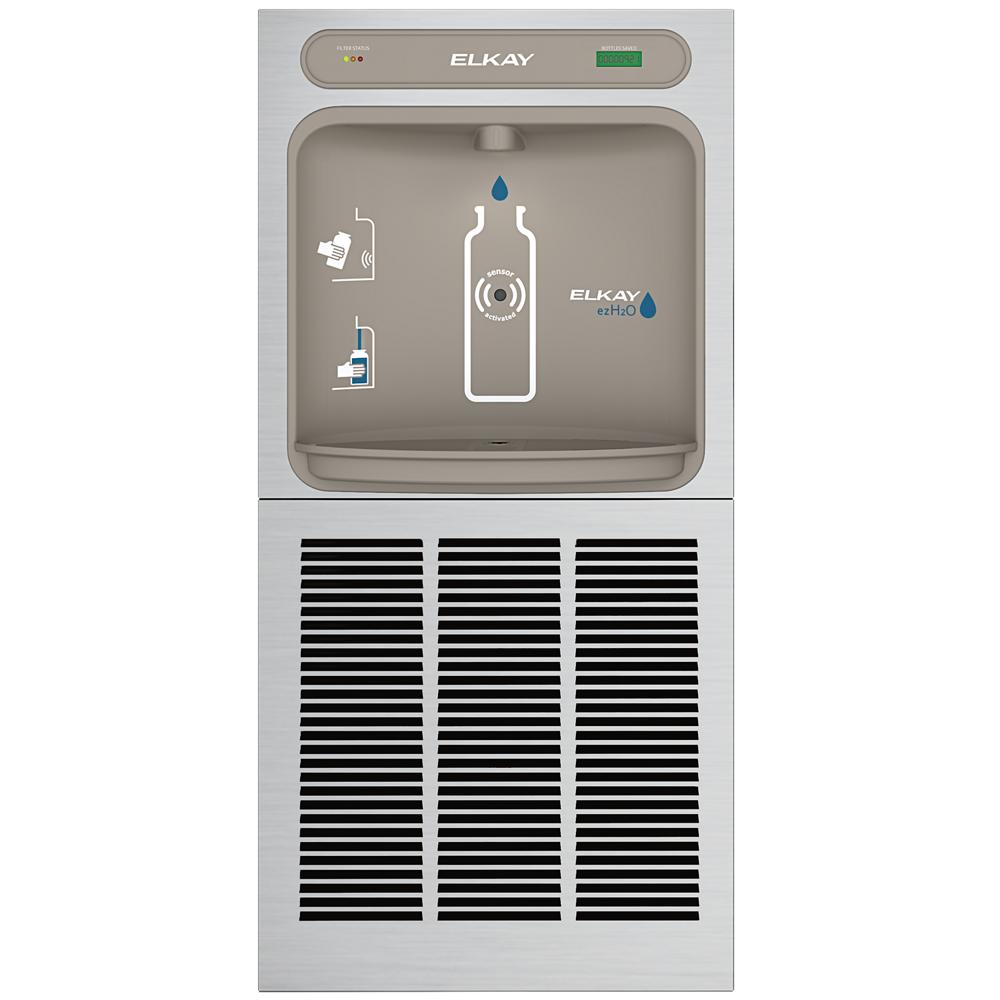 Elkay ezH2O In-Wall Bottle Filling Station with Mounting Frame, Filtered, 8.0 GPH, Stainless Steel LZWSM8K