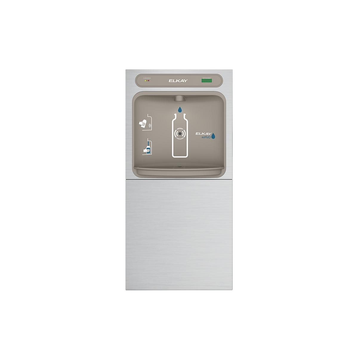Elkay ezH2O In-Wall Bottle Filling Station with Mounting Frame, Filtered Non-Refrigerated Stainless LZWSMDK