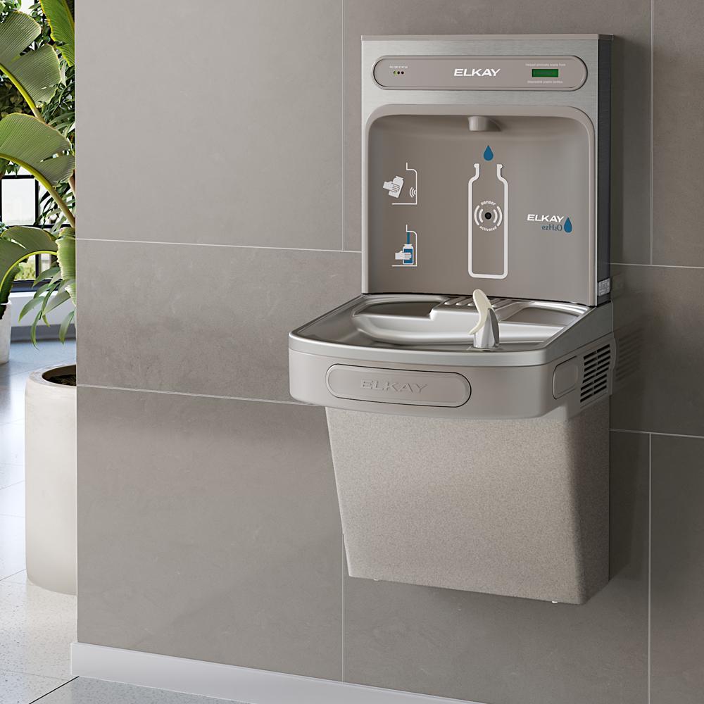 Elkay ezH2O RetroFit Bottle Filling Station Kit for EZ Family, Filtered, Stainless Steel LZWSRK