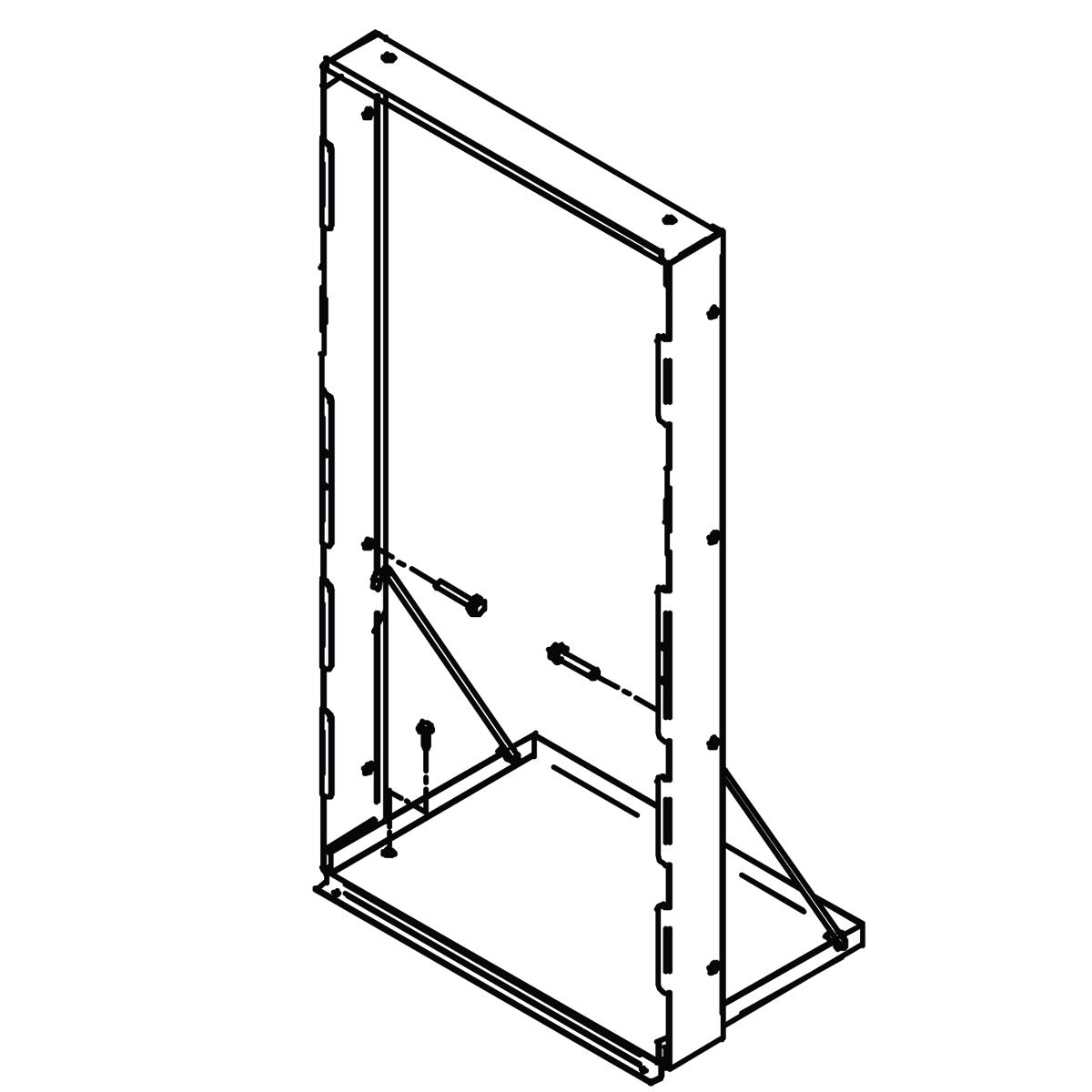 Elkay Mounting Frame for Single-station In-wall Refrigerated Bottle Filling Stations MFWS100