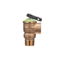 Zurn P1000AXL-125C 3/4" Pressure Relief Valve with Manual Purge Lever, NPT