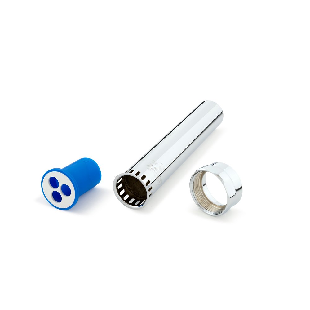 Zurn P6000-A-AA-CP 1 ½” X 8 ½” Vacuum Breaker/Backflow Preventer with Flush Tube and Nut in Polished Chrome Finish